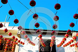 Chinese festival house decoration