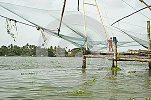 Chinese fishing nets Cochin India