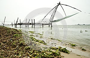 Chinese fishing nets Cochin India