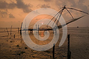 Chinese fishing nets from Kerala