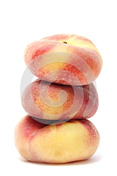 Chinese flat peaches photo