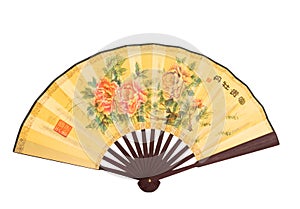 Chinese folding fan.