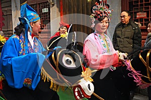 Chinese folk dance actress