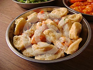 Chinese food Coated shrimp krupuk
