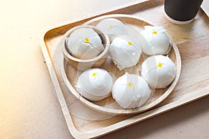 Chinese food common breakfast steamed bun
