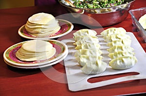 Chinese Food of dumpling(Jiaozi) photo