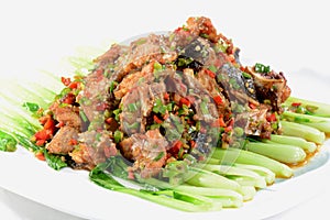 Chinese Food: Fried fish head