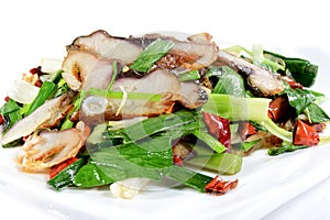 Chinese Food: Fried fish slices