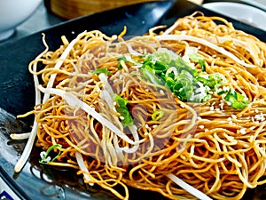 Chinese food, fried noodle