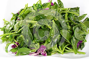 Chinese Food: Fried wild vegetables