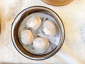 Chinese food har gow photo