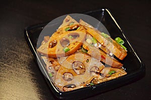 Chinese food-lotus root slices