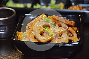 Chinese food-lotus root slices