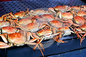 Chinese food market - crabs