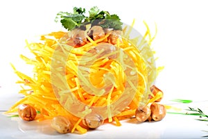 Chinese Food: Salad made of pumpkin