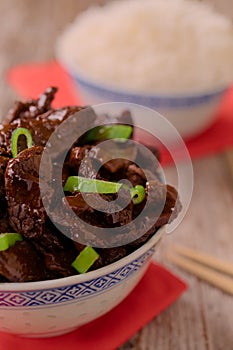 Chinese food Soy sauce cooked beef with star anise