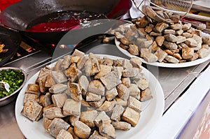 Chinese food -Stinky tofu