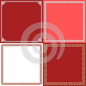 Chinese frame in various style