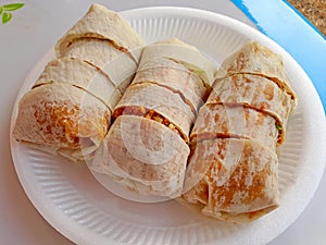 Chinese fresh popiah in Singapore and Malaysia