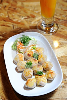 Chinese fried meat ball