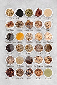 Chinese Fundamental Herbs with Titles