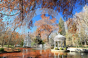 Chinese garden in Aranjuez photo