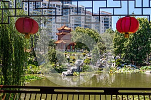 The Chinese Garden of Friendship is a Chinese garden in Chinatown, Sydney, Australia. Modelled after the classic private gardens