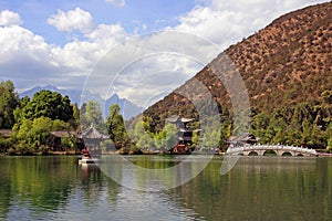 Chinese Garden with Lake