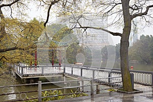 Chinese garden,Liuhou Park,Liuzhou,China