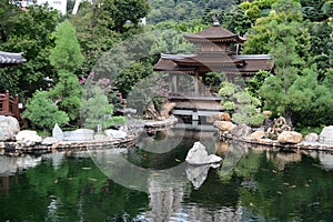 Chinese garden's pool