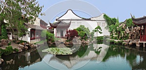 Chinese garden in Suzhou, near Shanghai