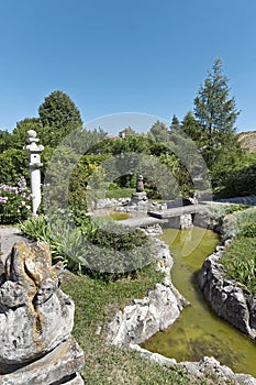 Chinese garden of Zolochiv Castle in Zolochiv, Ukraine