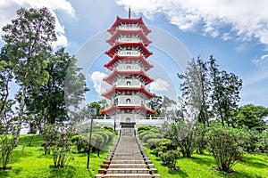 The Chinese Gardens pagoda is one of the most recognizable icons in Singapore.