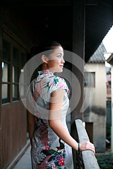 Chinese girl in tradition dress