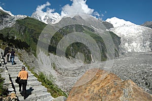 Chinese glacier in Sichuan.