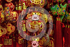 Chinese God of Fortune decorations