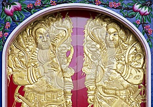 Chinese god warrior decorative Arts