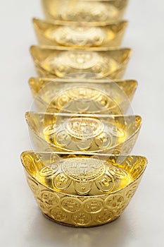 Chinese gold ingot