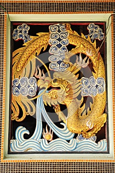 Chinese golden dragon