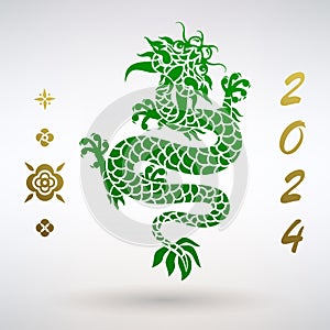 Chinese Green Dragon Symbol of the Year