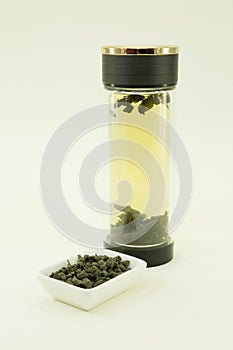 Chinese green tea. Ginseng tea Xiao Zhong.