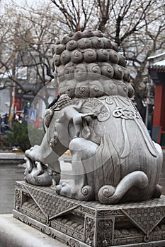 Chinese guardian lions