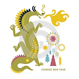 Chinese Happy New Year 2024. Year of the Dragon