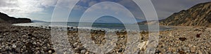 Chinese Harbor of Santa Cruz Island Panorama