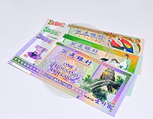 Chinese Hell Bank Notes in Different Denominations