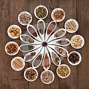 Chinese Herbal Medicine Platter photo
