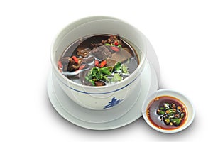 Chinese herbal soup (Bak Kut Teh)