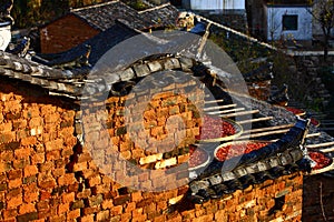 Chinese historic eaves photo