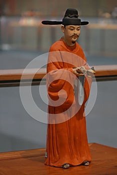 Chinese historical costume display