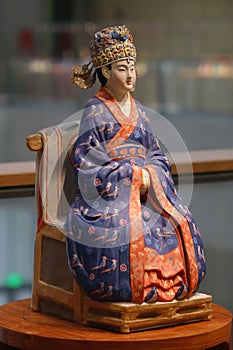 Chinese historical costume display